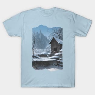 Neverwinter Outskirts - Wintertime on the Sword Coast T-Shirt